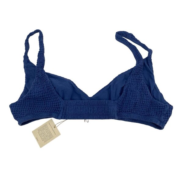 Donni Women’s Size XXL Blue Cotton Waffle Bralette Bra Top NWT - Picture 2 of 10
